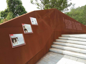 长兴耐候钢挡土墙